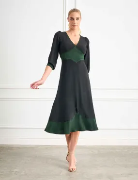 Elle Moss 'Little Black Dress' Fit and Flare Midi FINAL SALE