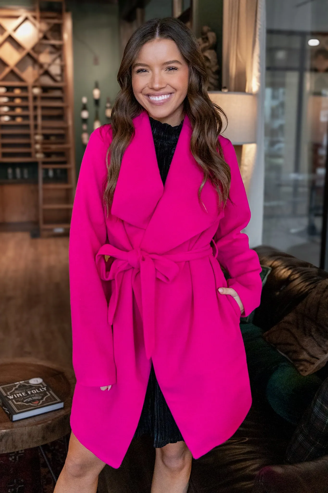 Elle Woods Pink Overcoat