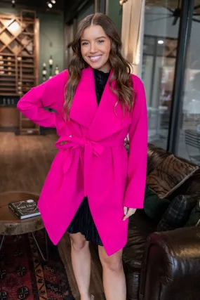 Elle Woods Pink Overcoat