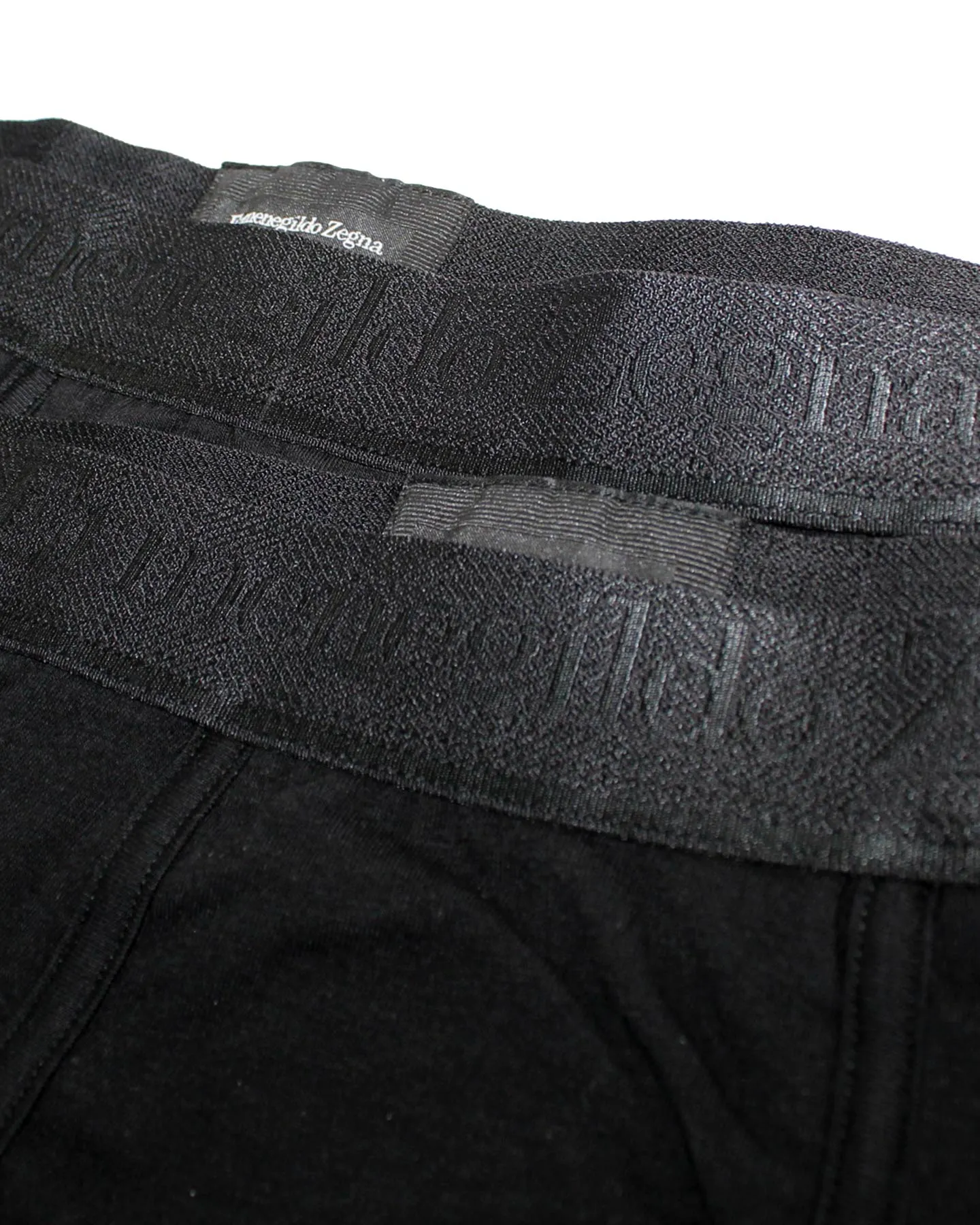 Ermenegildo Zegna Boxer Briefs Black - Men Underwear 2 Pack Stretch Cotton XXL SALE