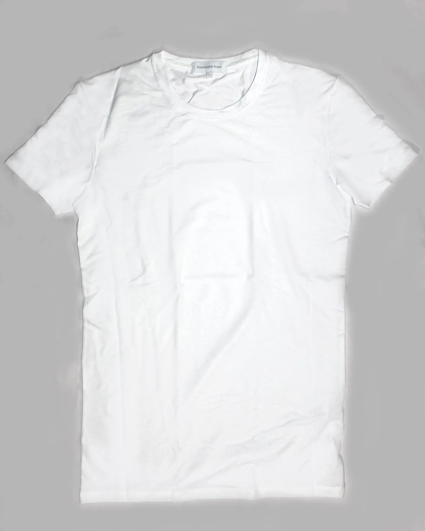 Ermenegildo Zegna T-Shirt Round Neck White Micromodal M SALE