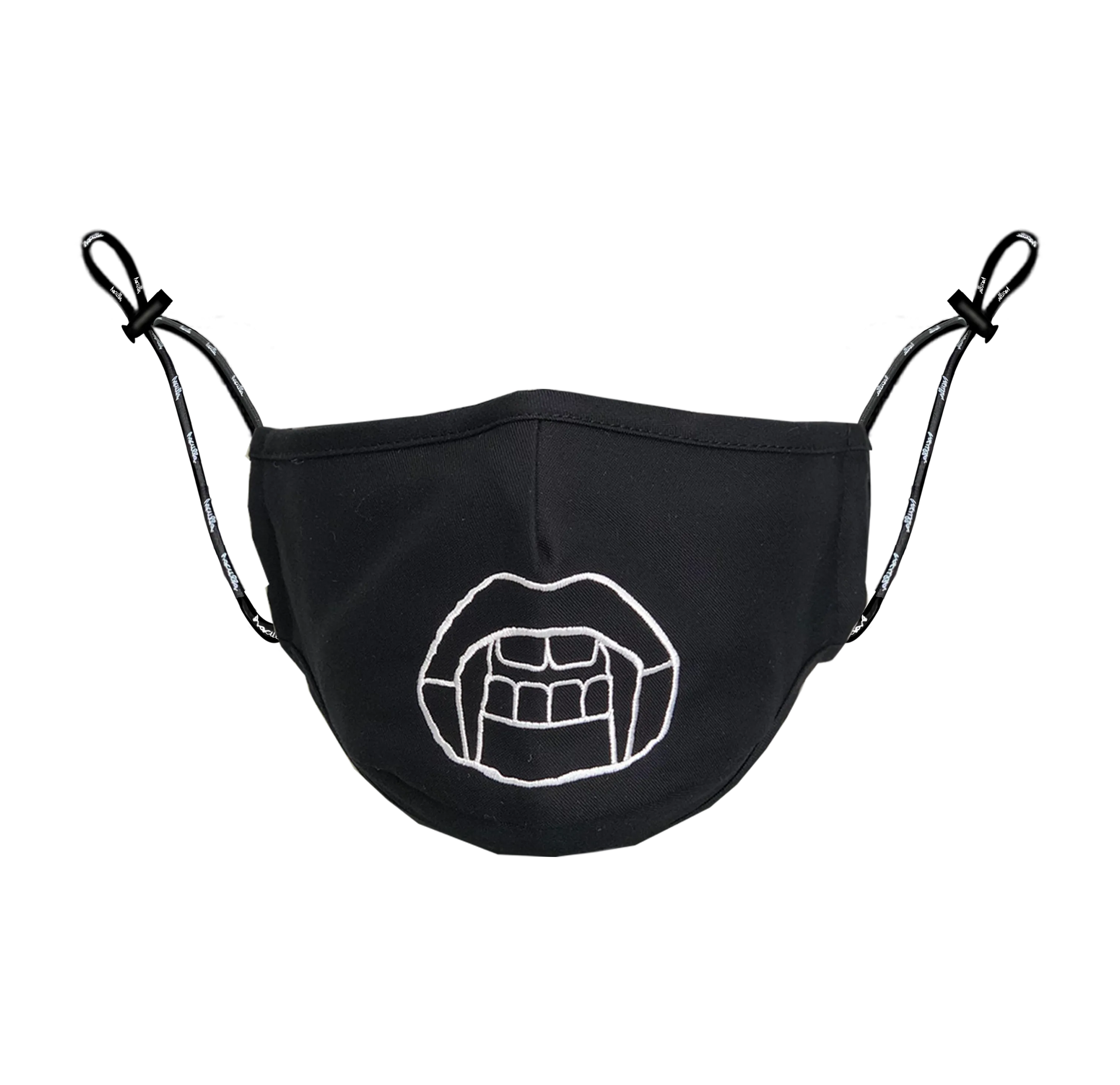 FANG LIPS MASK BLACK