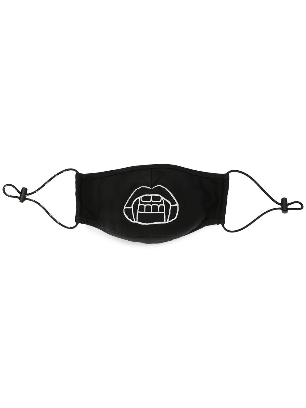 FANG LIPS MASK BLACK