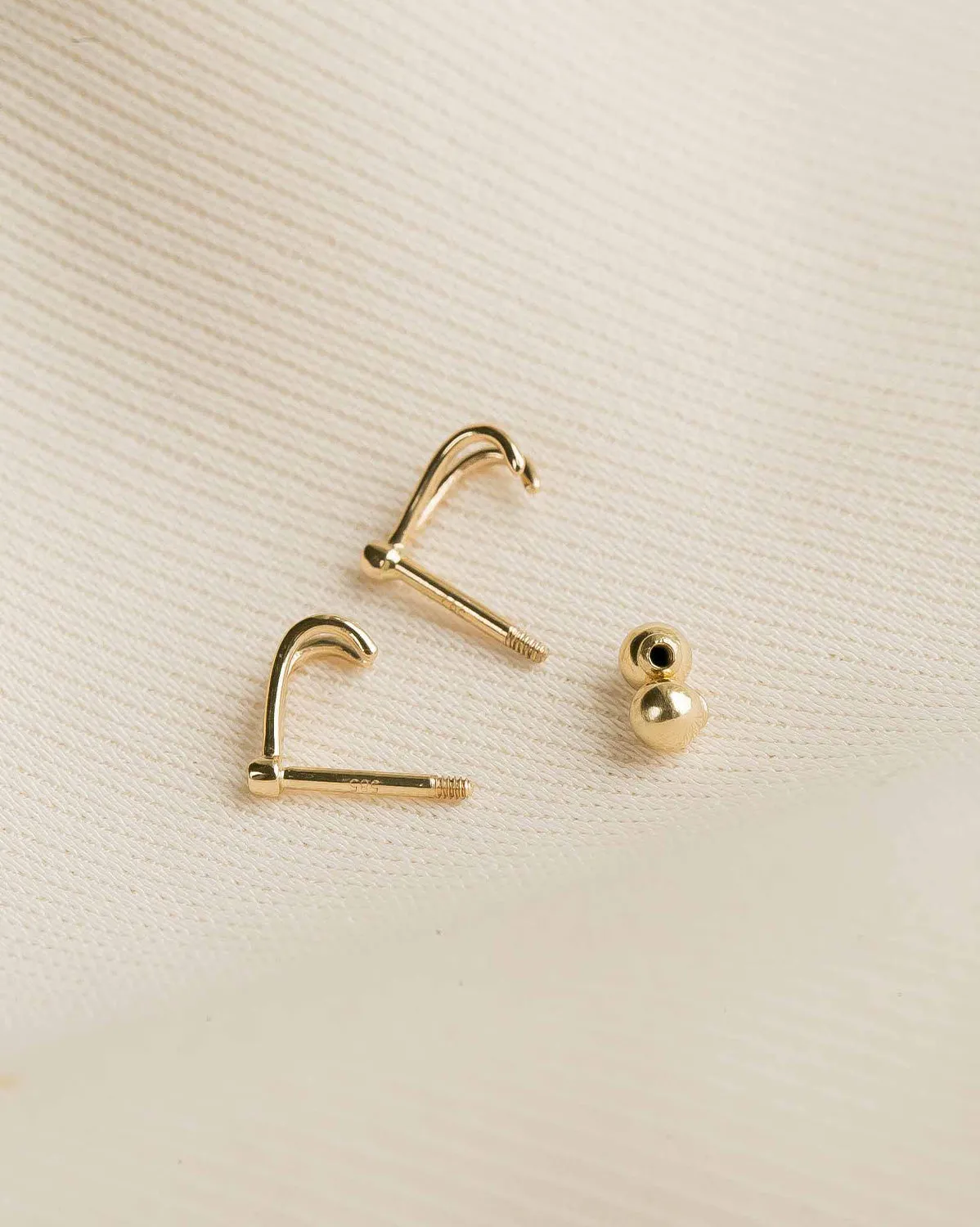 Faye Wishbone Single Stud - Sterling Silver
