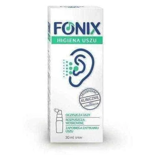Fonix Hygiene ear spray 30ml, ear wax removal
