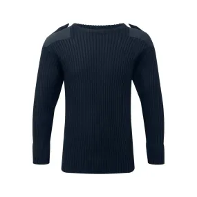 Fort Crew Neck Combat Jumper Navy Blue