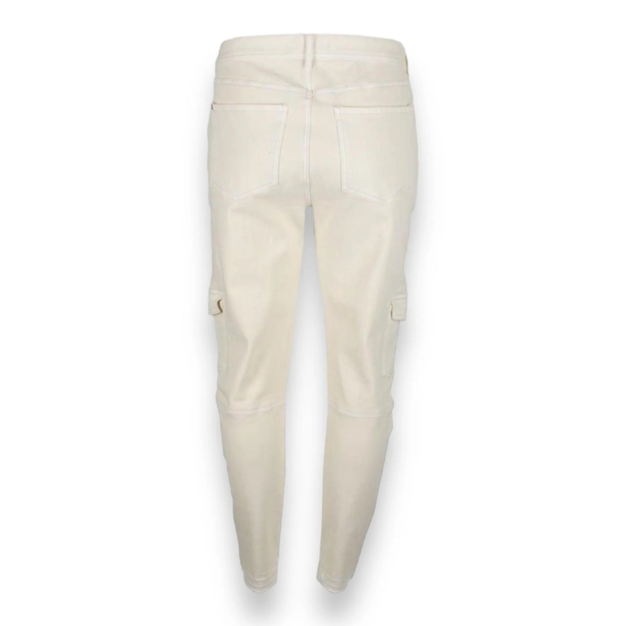 Free People Ivory Cargo Skinny Jeans