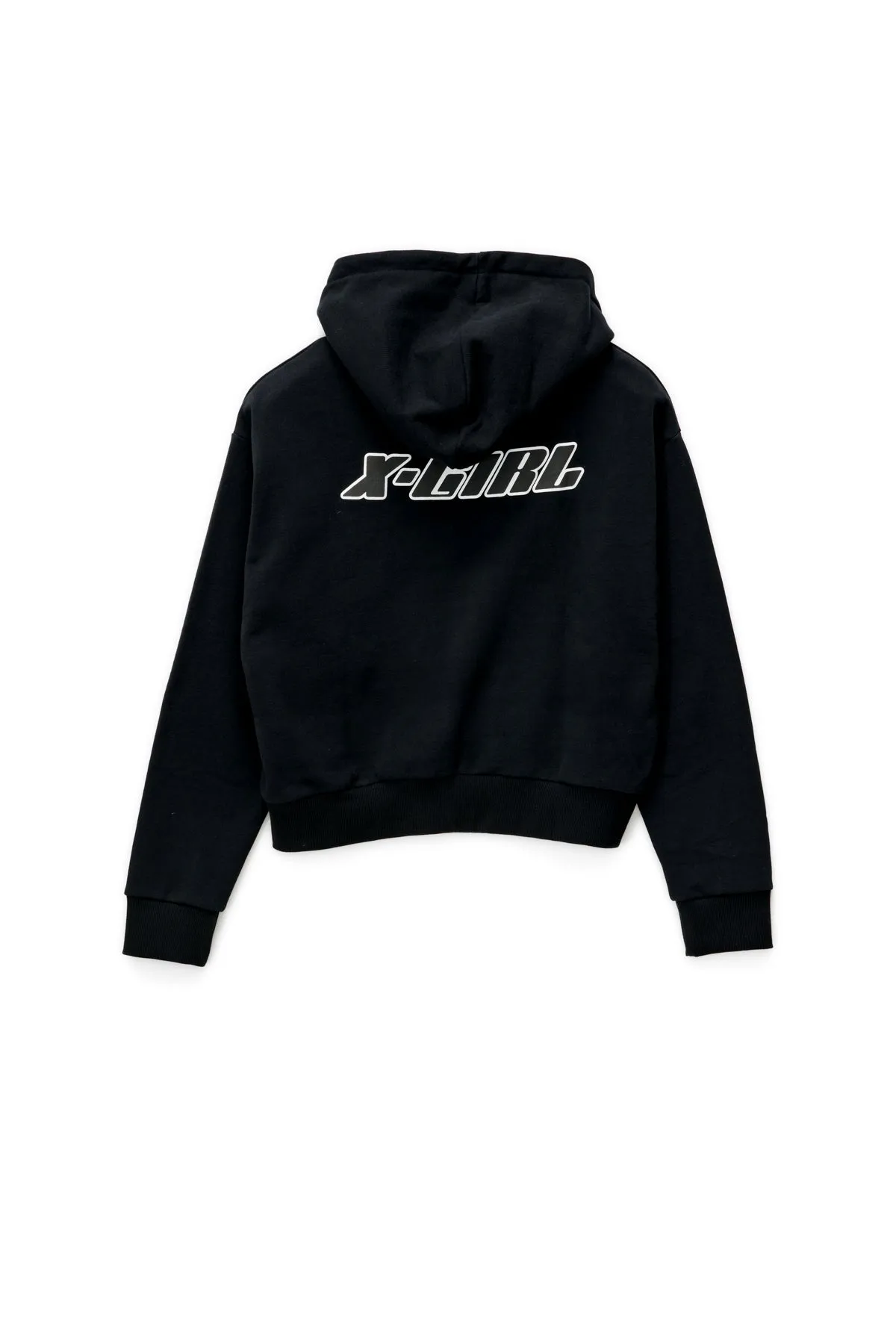 FUTURE X-GIRL CROPPED HOOD - Black