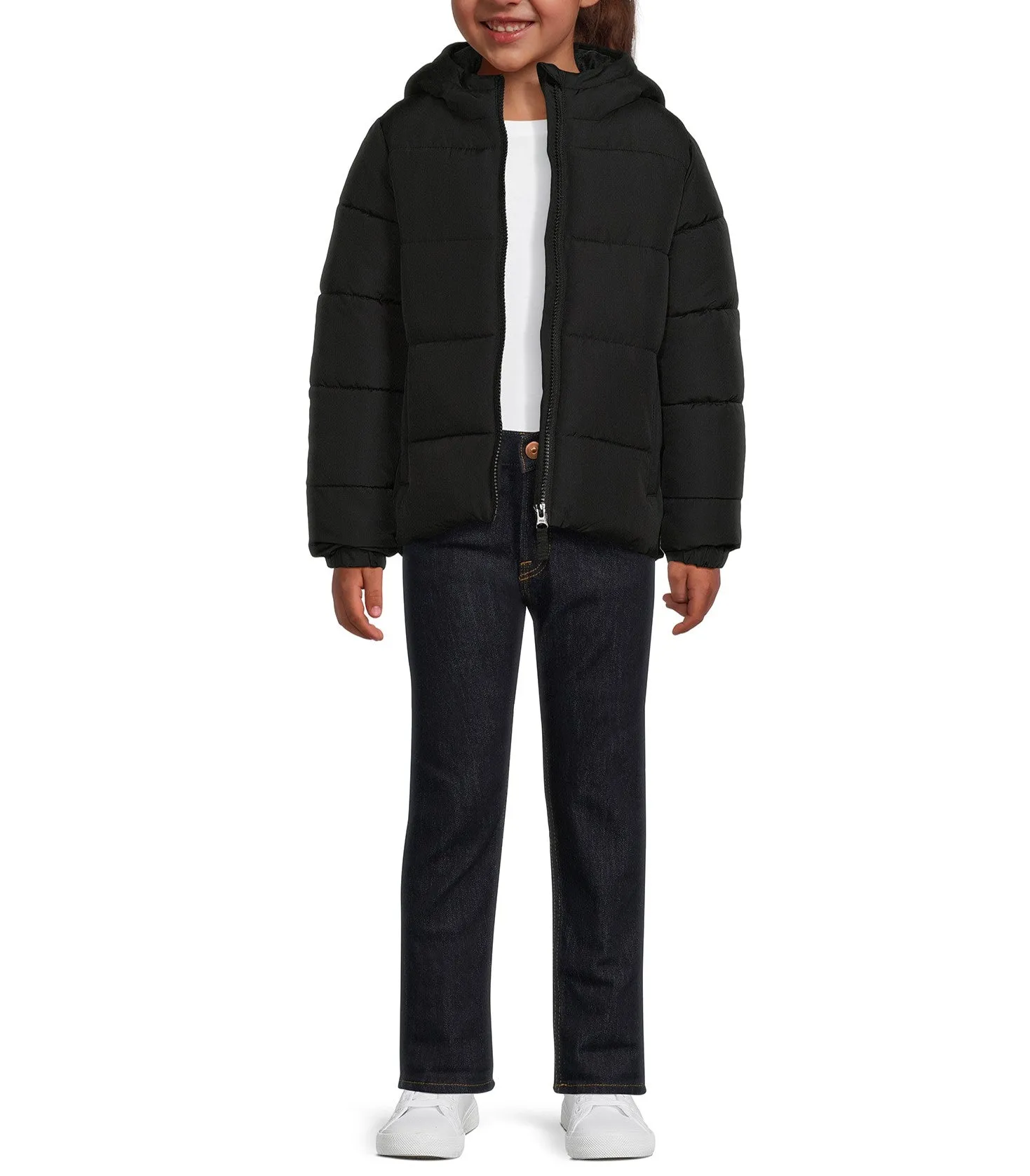 Girls Heavyweight Puffer Coat - ZB152