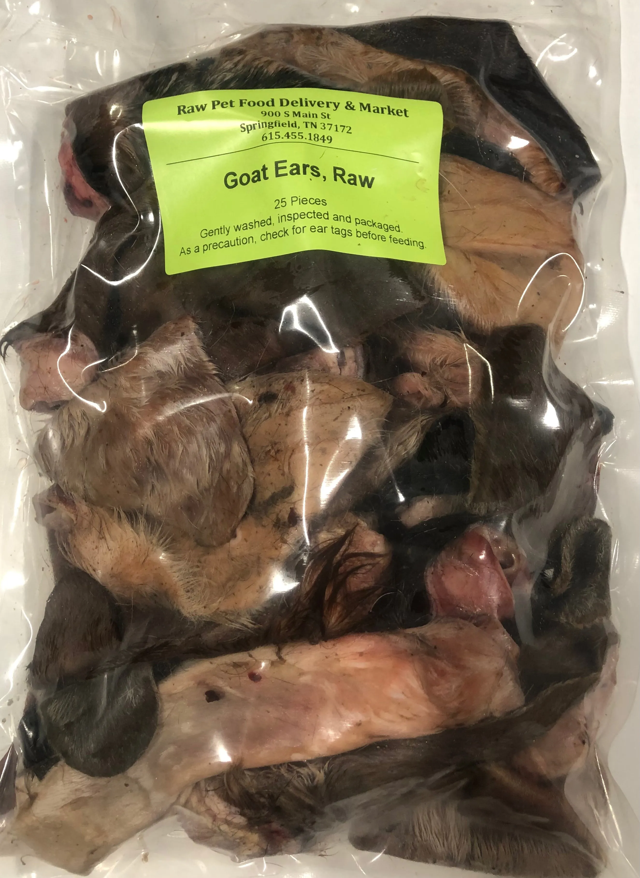 Goat Ears - Raw, Whole