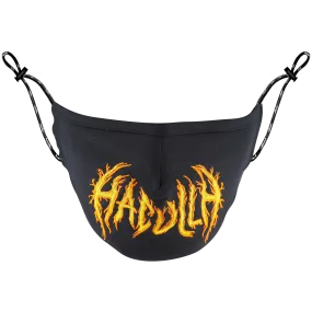 HAC ON FIRE MASK BLACK