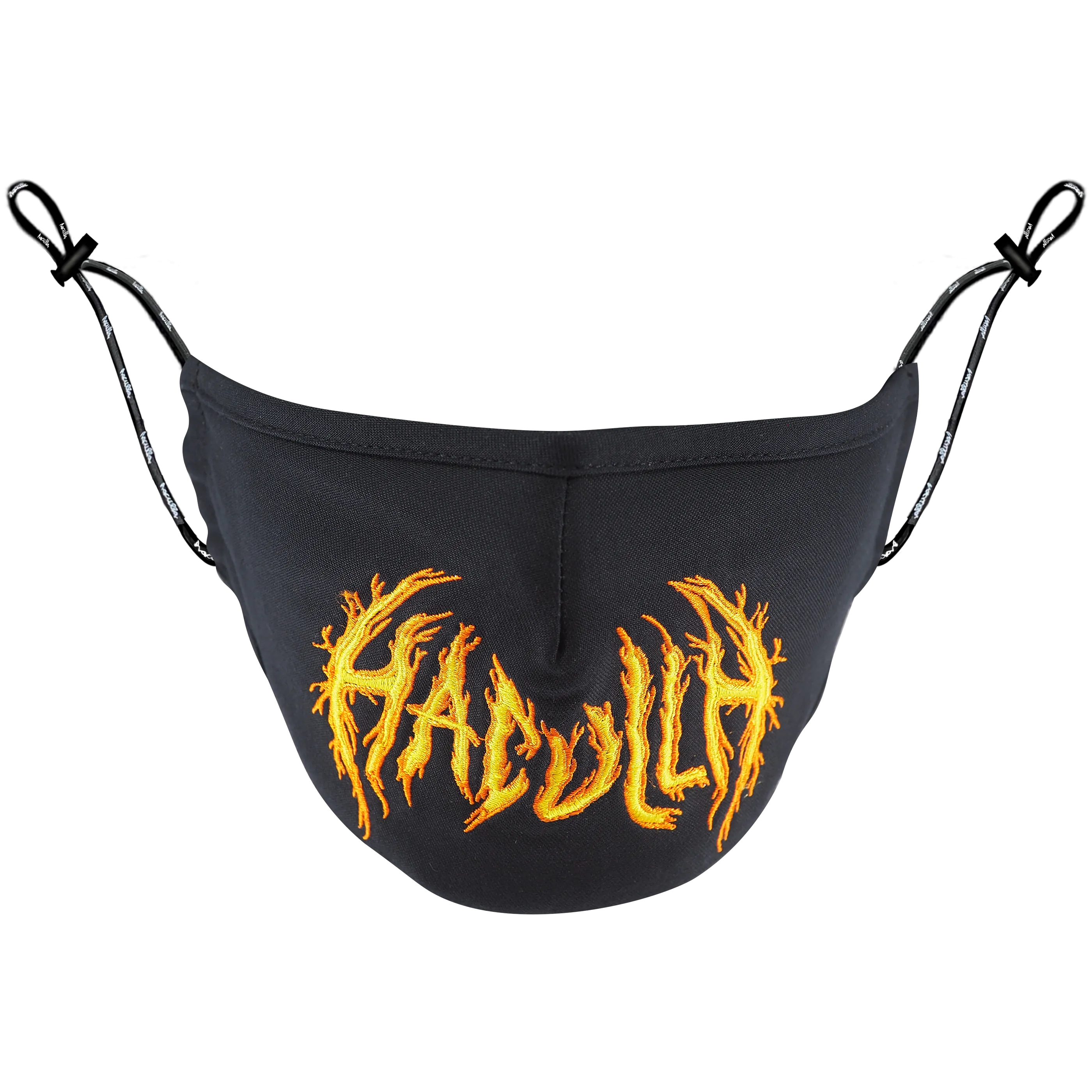 HAC ON FIRE MASK BLACK