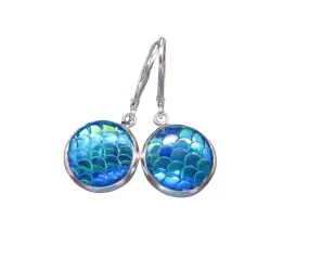 Handmade Mermaid Scale - Dragon Egg Earrings