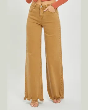 High Rise Wide Pants