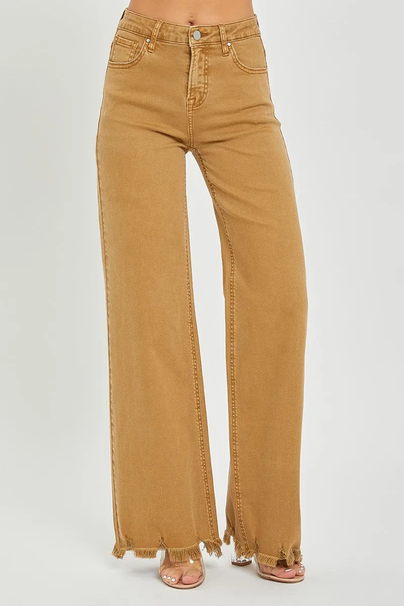 High Rise Wide Pants