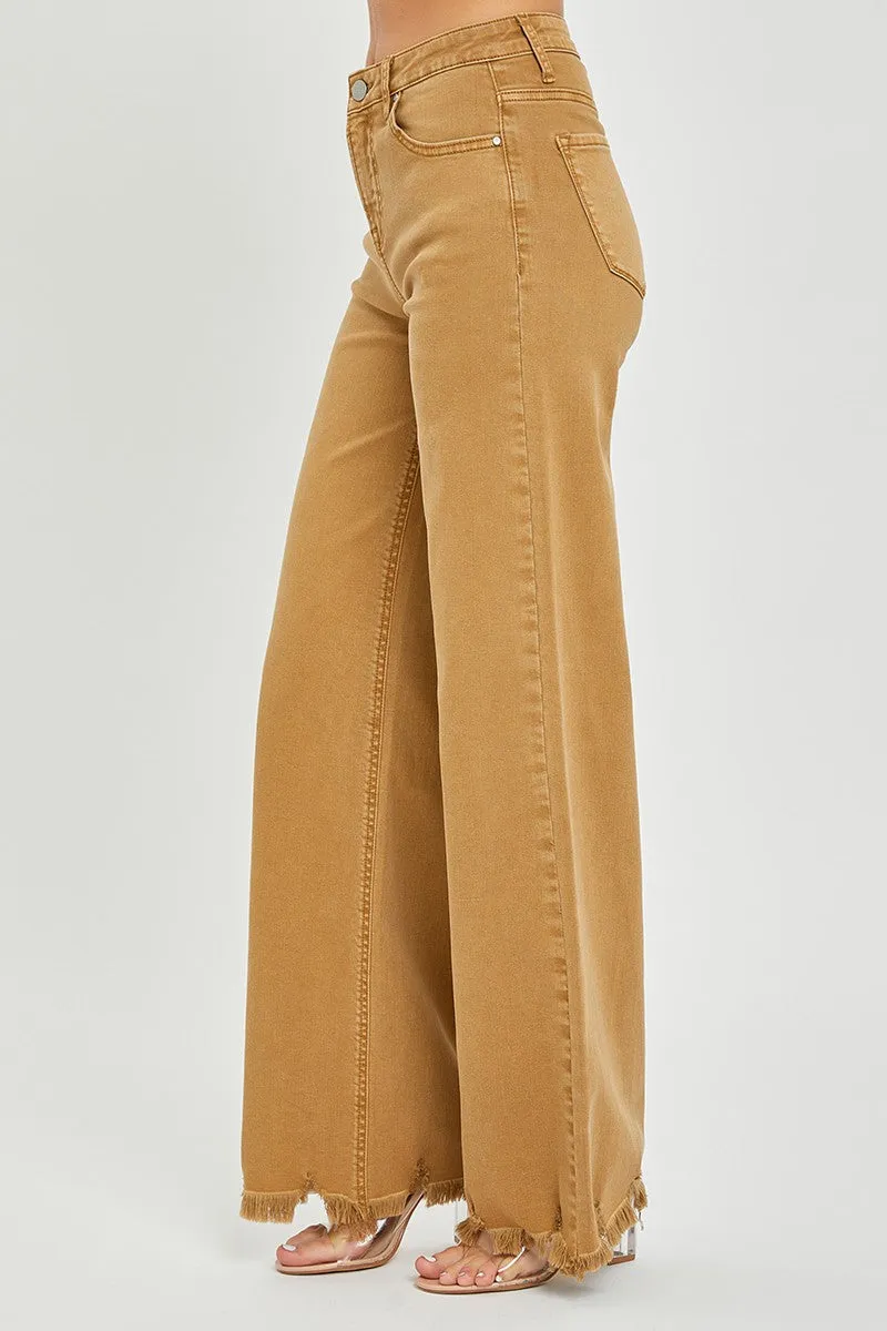 High Rise Wide Pants