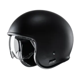 HJC V30 Matt Black Open Face Motorbike Helmet