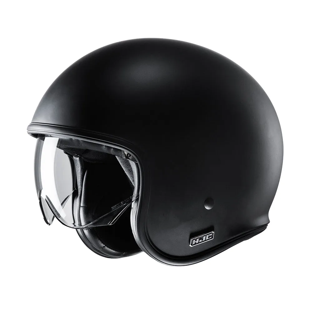 HJC V30 Matt Black Open Face Motorbike Helmet