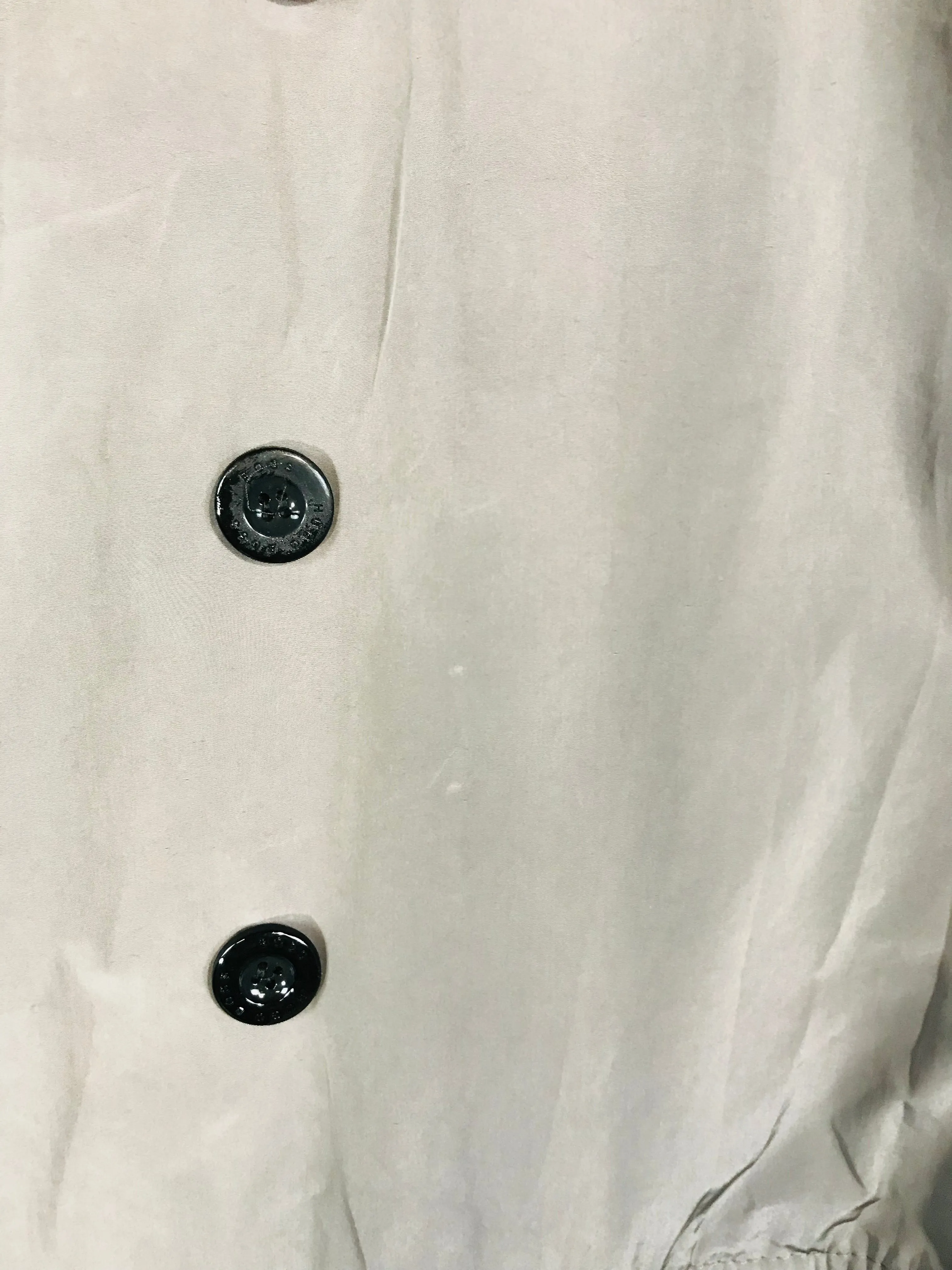 Hugo Boss Men's Cotton Overcoat Coat | XXL | Grey