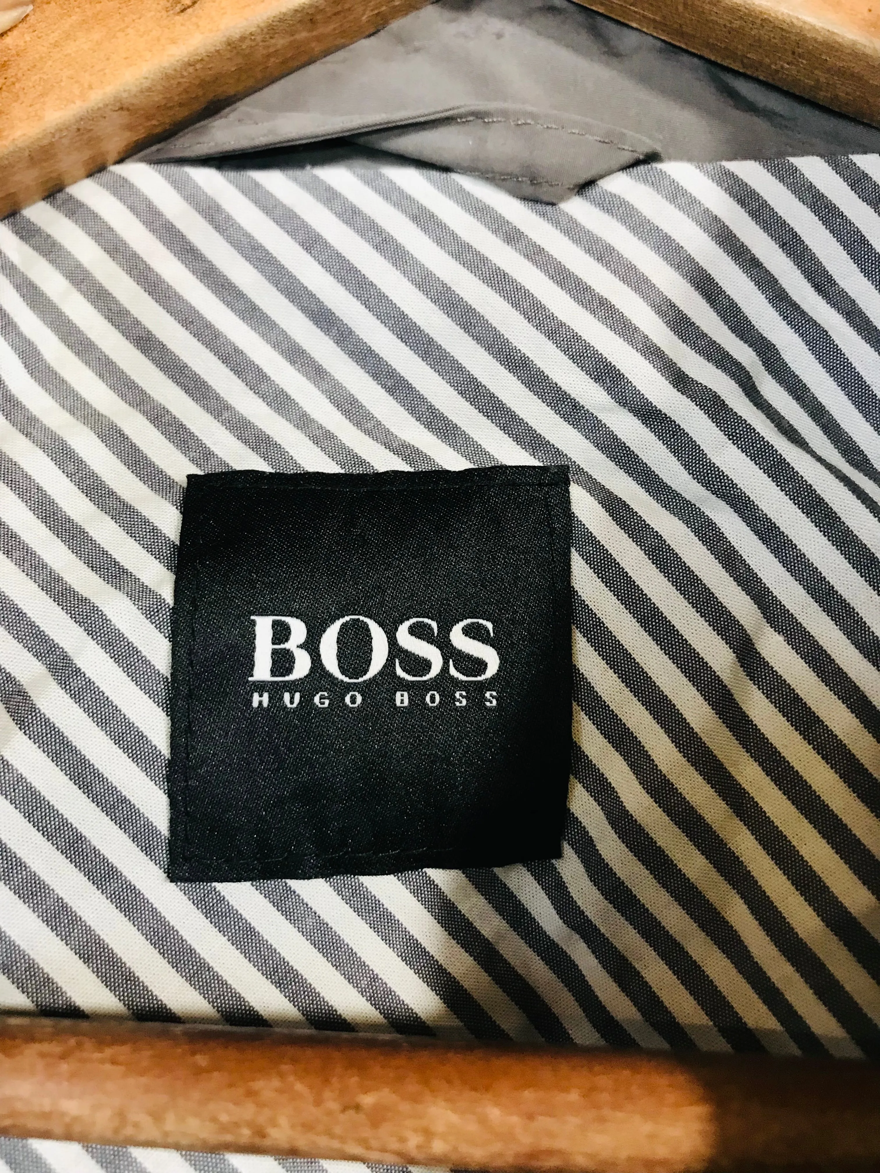 Hugo Boss Men's Cotton Overcoat Coat | XXL | Grey