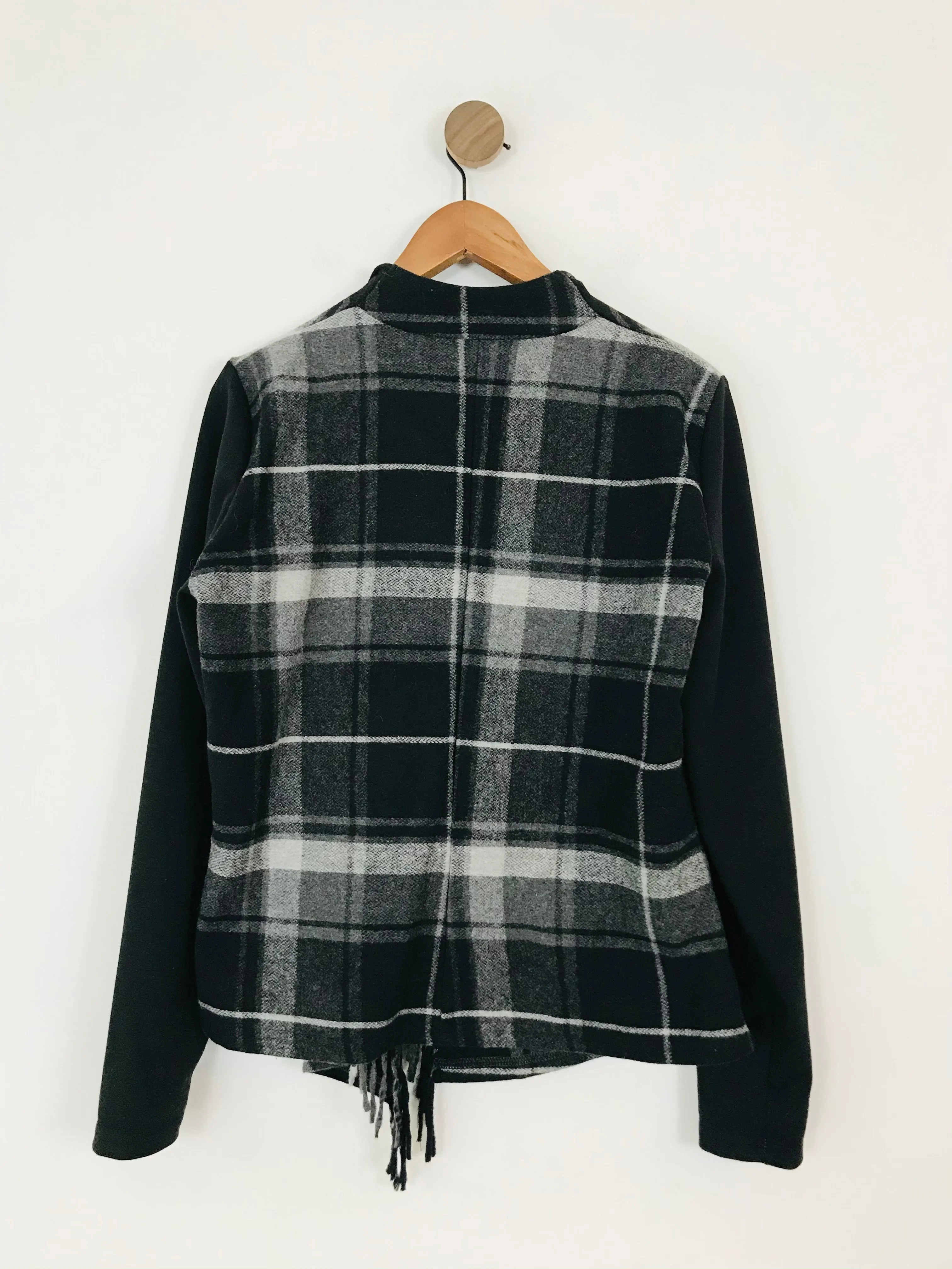 James Lakeland Women's Check Overcoat | XL | Grey