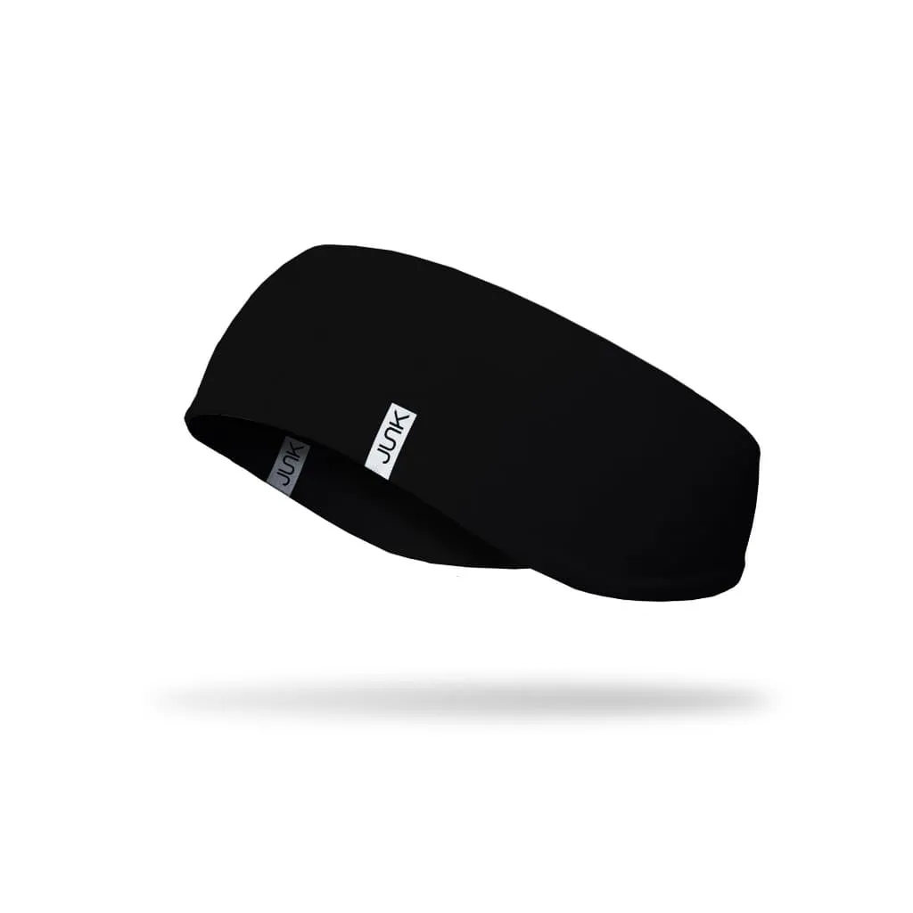 JUNK Midnight Black Headband (Ear Warmer)