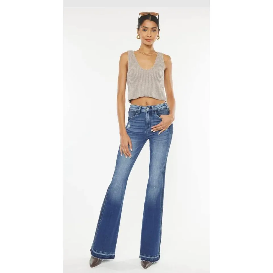Kancan Clemont Hi Rise Flares