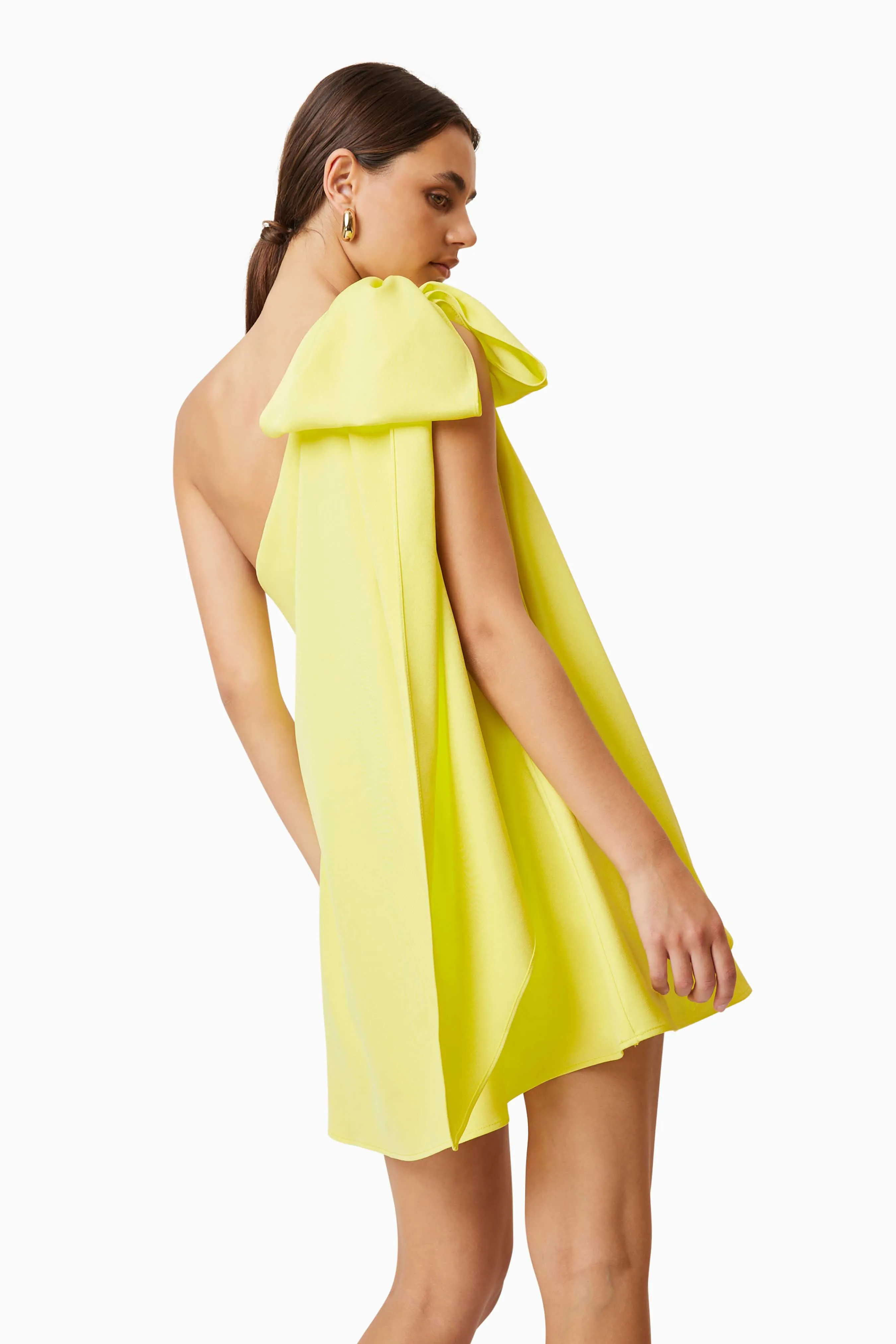 Kennedy Mini Party Dress In Yellow