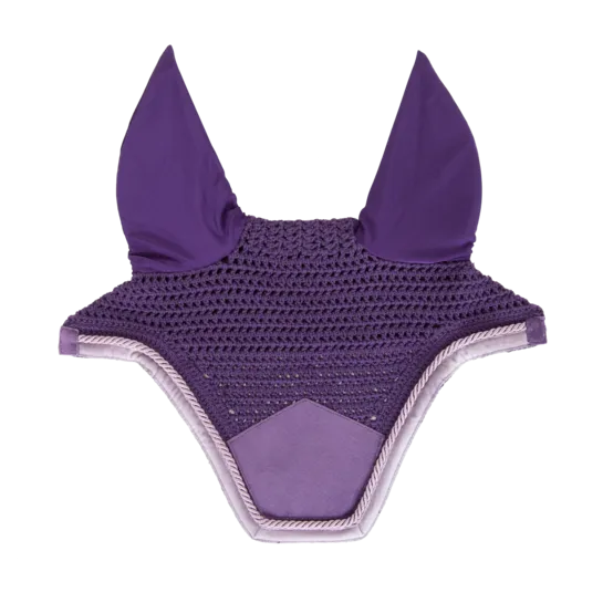 Kentucky Horsewear Wellington Ear Bonnet - Velvet Contrast