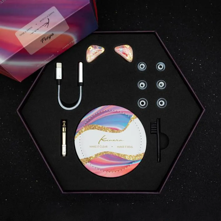 Kinera Freya 3BA 1DD Quad Driver Hybrid In-Ear Monitor IEM Earphone With 0.78mm 2-Pin Detachable Cable