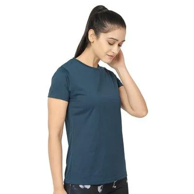 Kronos DRI-FIT Crew Neck Tee | Women's | Cobalt Blue | KIBI Sports