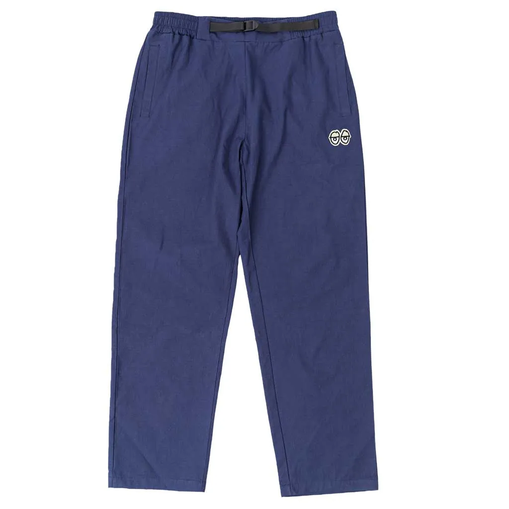Krooked Eyes Ripstop Pants - Navy Emb