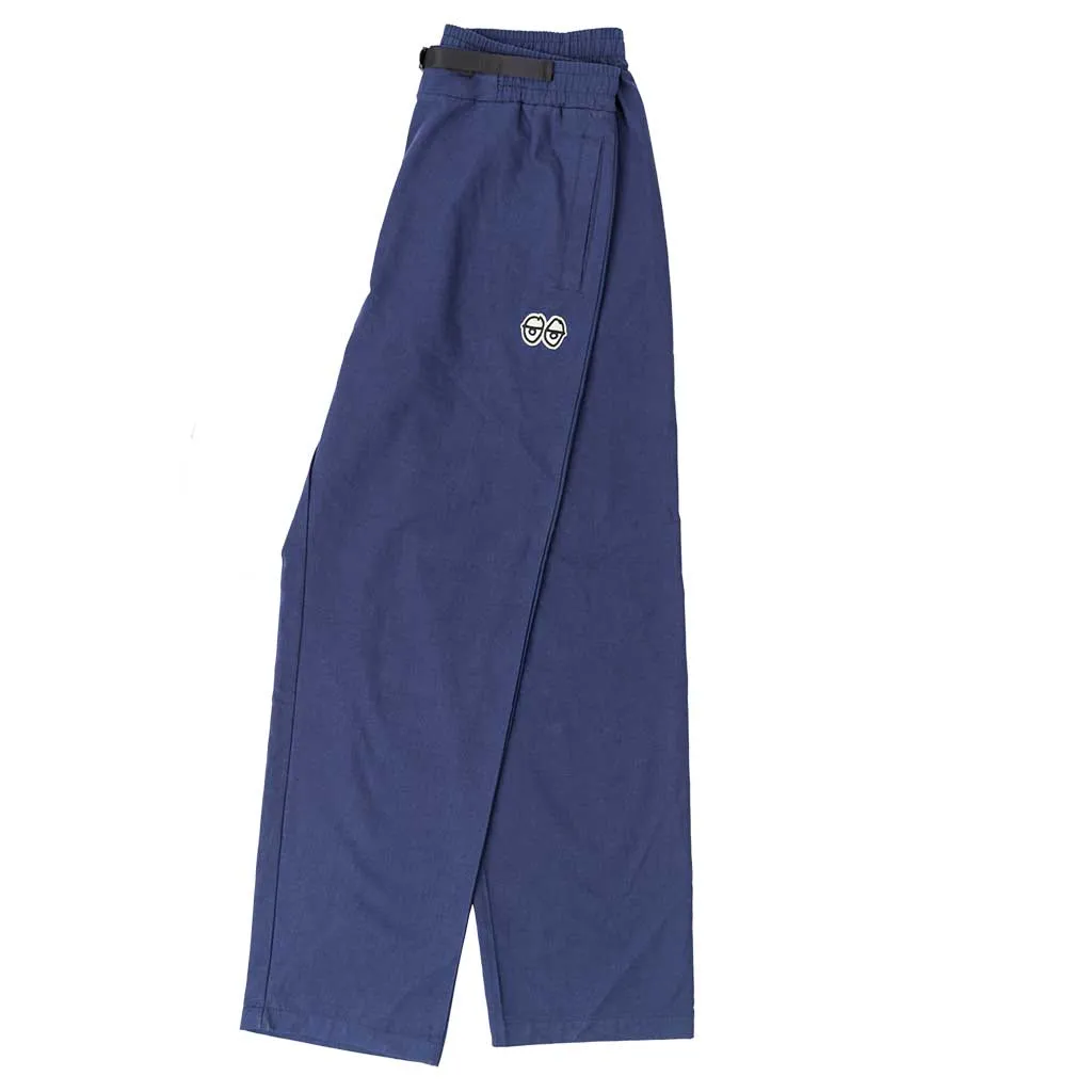 Krooked Eyes Ripstop Pants - Navy Emb