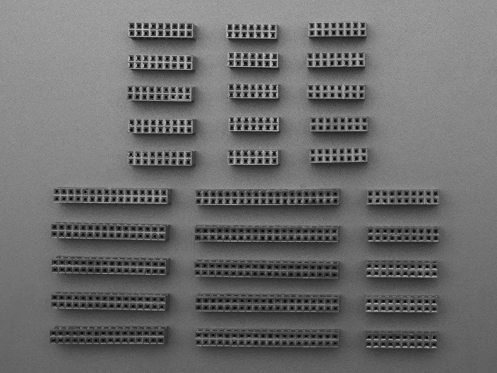 Large Dual Row Wire Housing Pack for DIY Jumper Cables