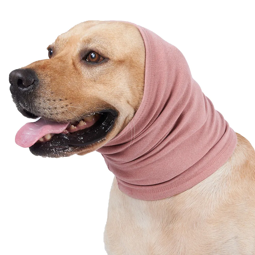 Large Pet Dog Ear Muffs Noise Protection Dog Ear Covers Dog Hearing Protection Wrap Pink