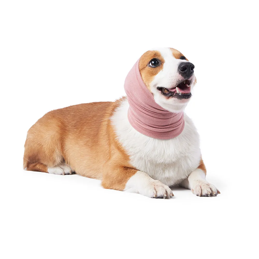 Large Pet Dog Ear Muffs Noise Protection Dog Ear Covers Dog Hearing Protection Wrap Pink