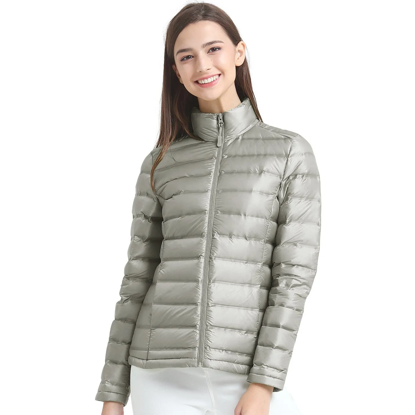 Lesmart Women's Packable Puffer Down Coat