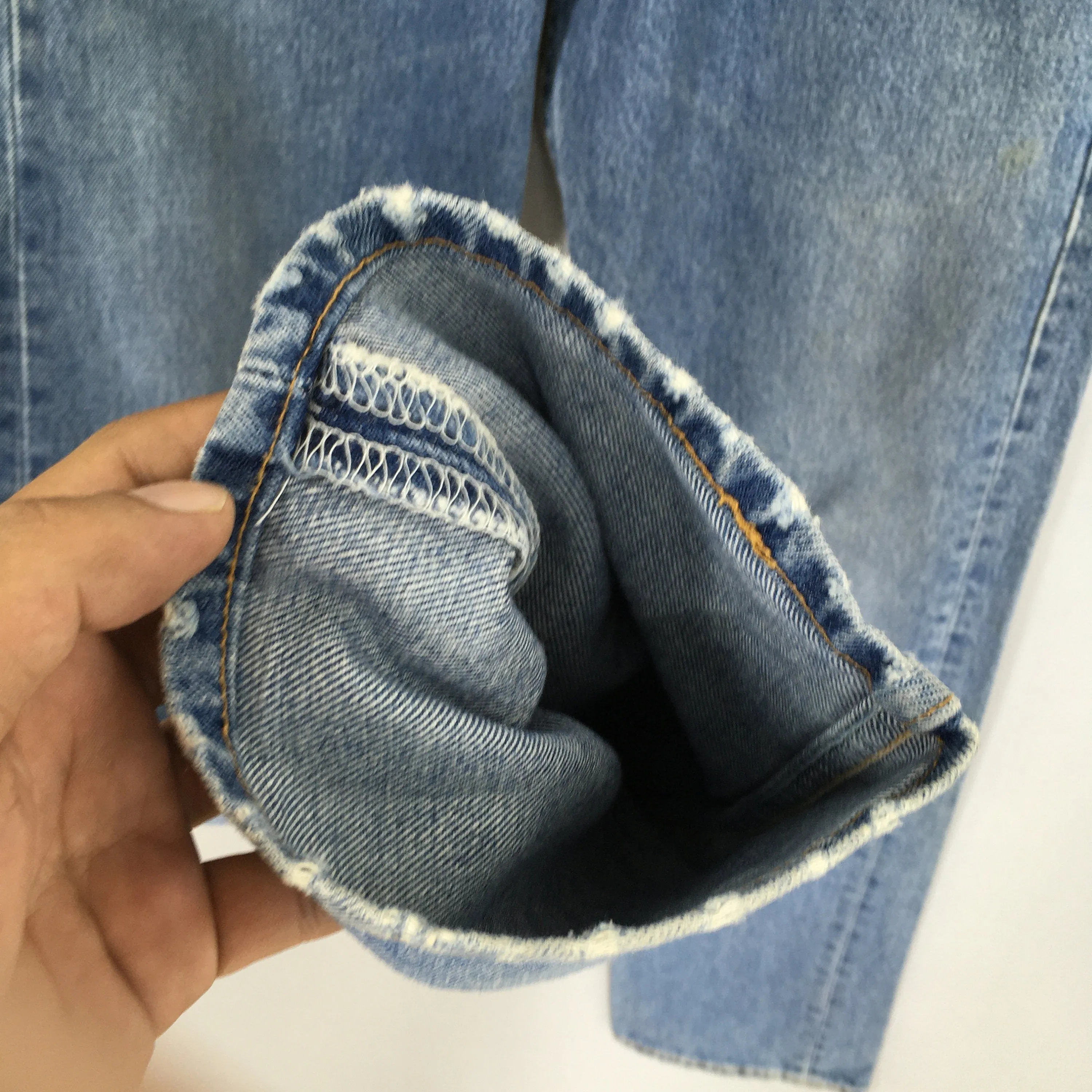 Levi's 501 Faded Blue Jeans Stonewash Size 30x32