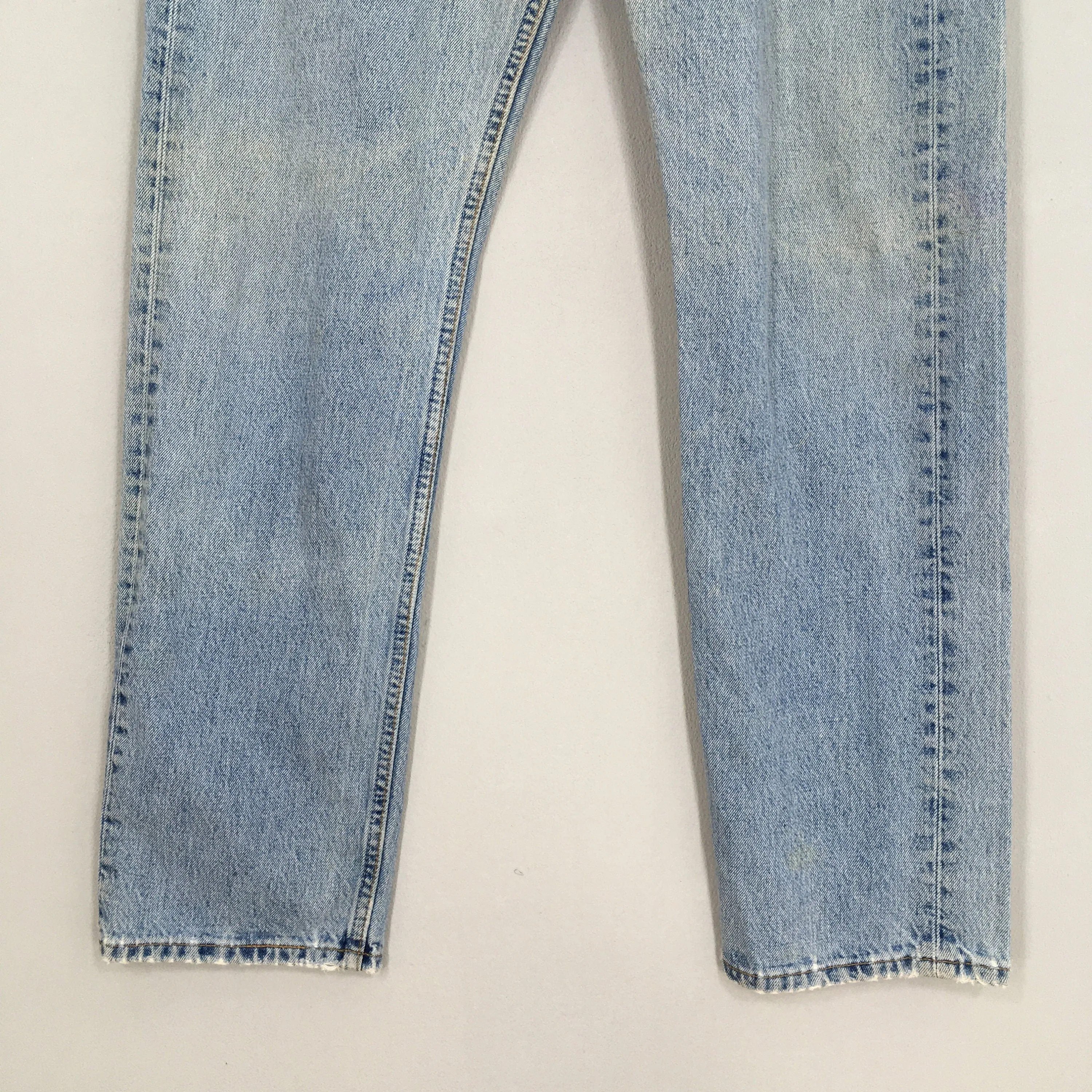 Levi's 501 Faded Blue Light Wash Jeans Size 31x31.5