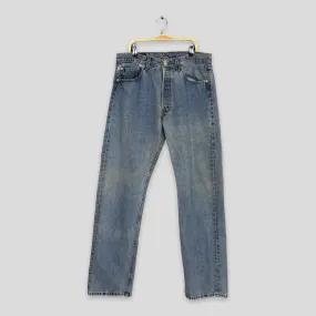 Levi's 501 Faded Blue Light Wash Jeans Size 31x31.5