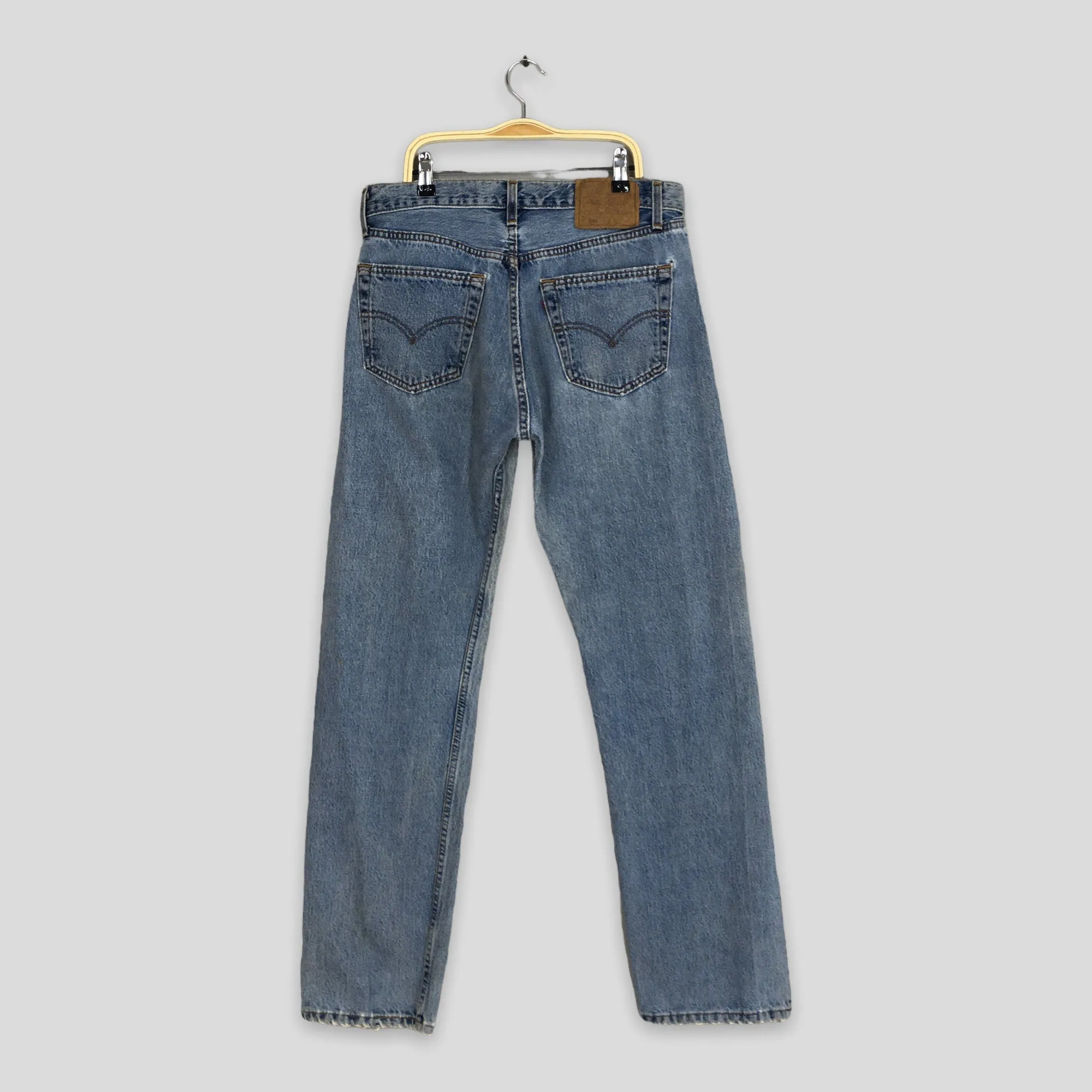 Levi's 501 Faded Blue Light Wash Jeans Size 31x31.5