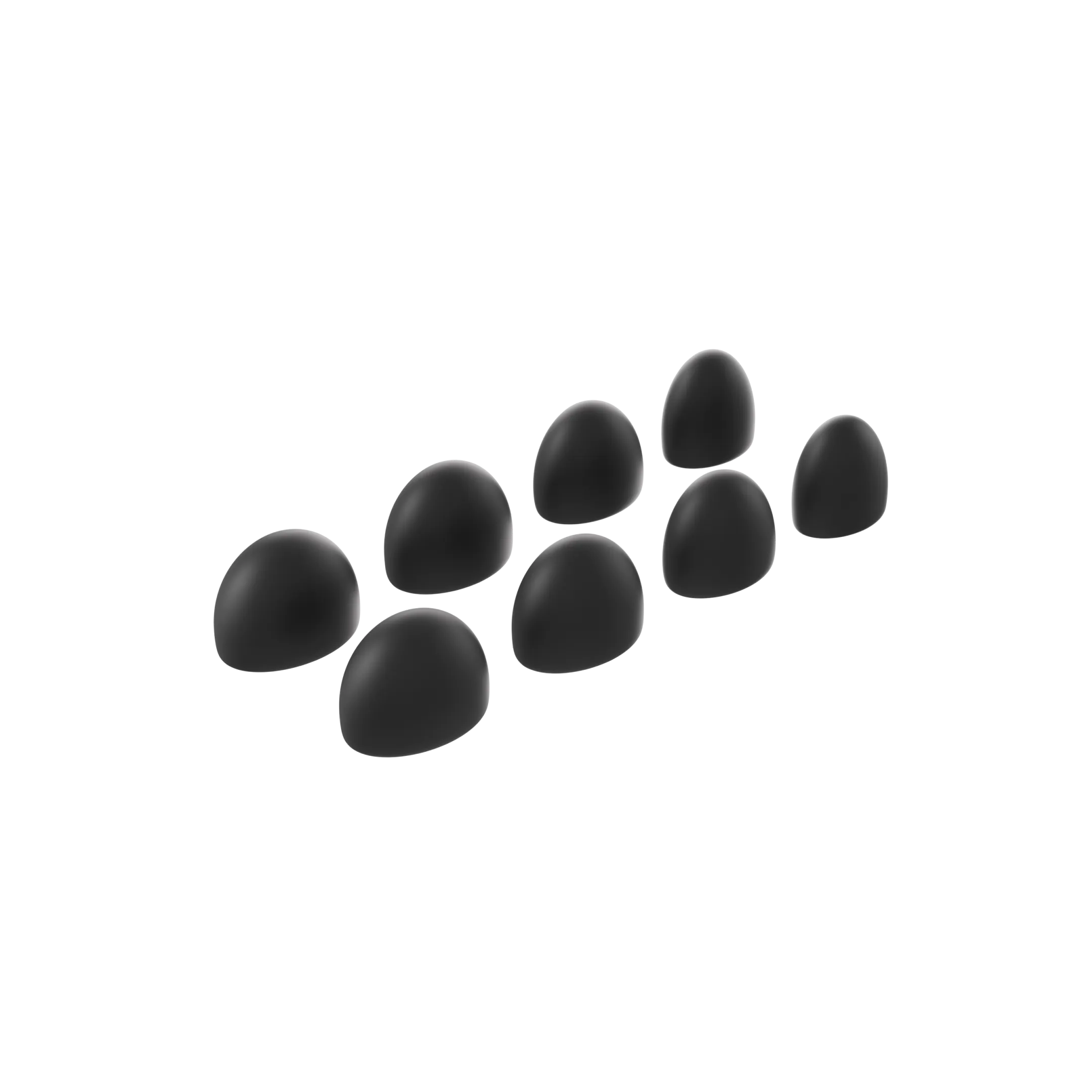 Loop Dream Silicone Ear Tips - Black (Mixed Sizes)