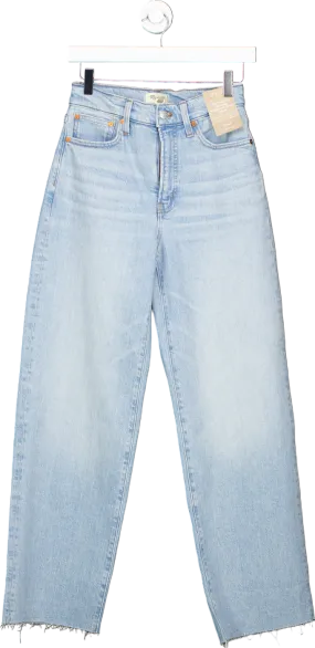 Madewell Light Blue Perfect Vintage Wide-Leg Crop Jean UK 25W