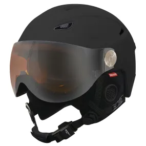 Manbi Park Ladies Black Ski Helmet with Visor
