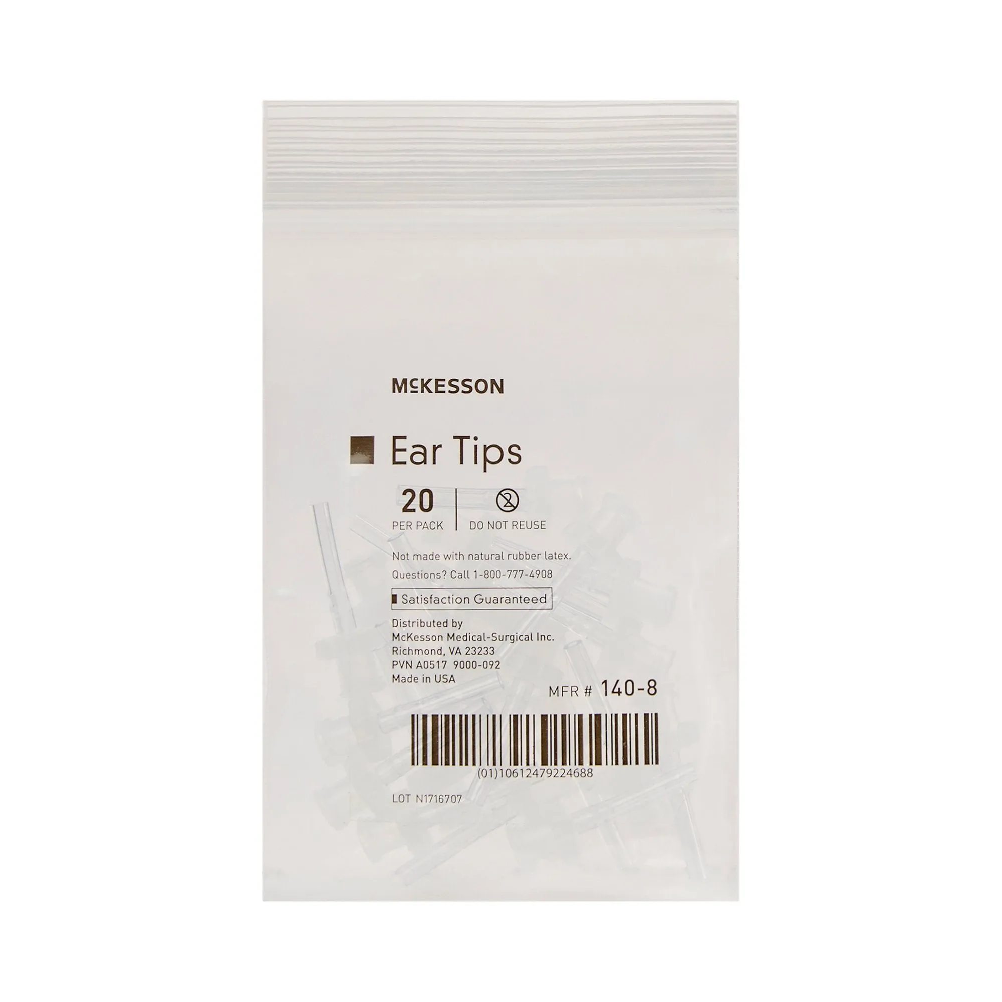 McKesson Single Use Ear Tips for Ear Wash System