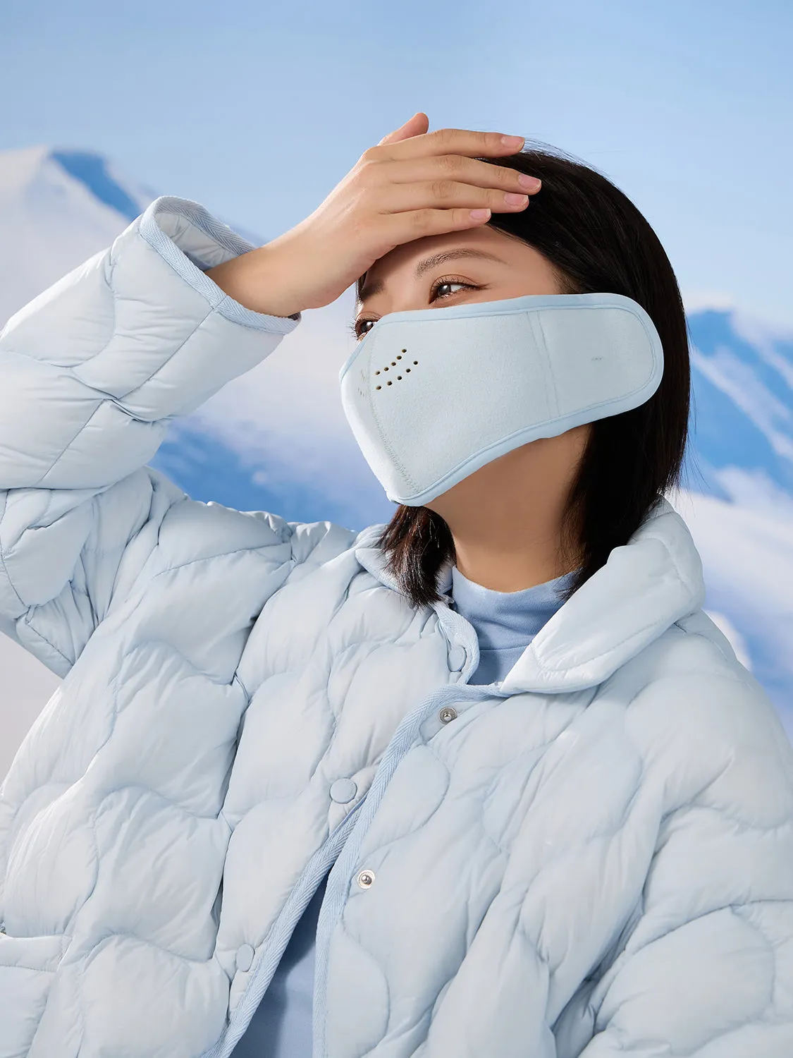 MDOG Winter Windproof Fleece Cycling Mask Ear Warmer For Men Women