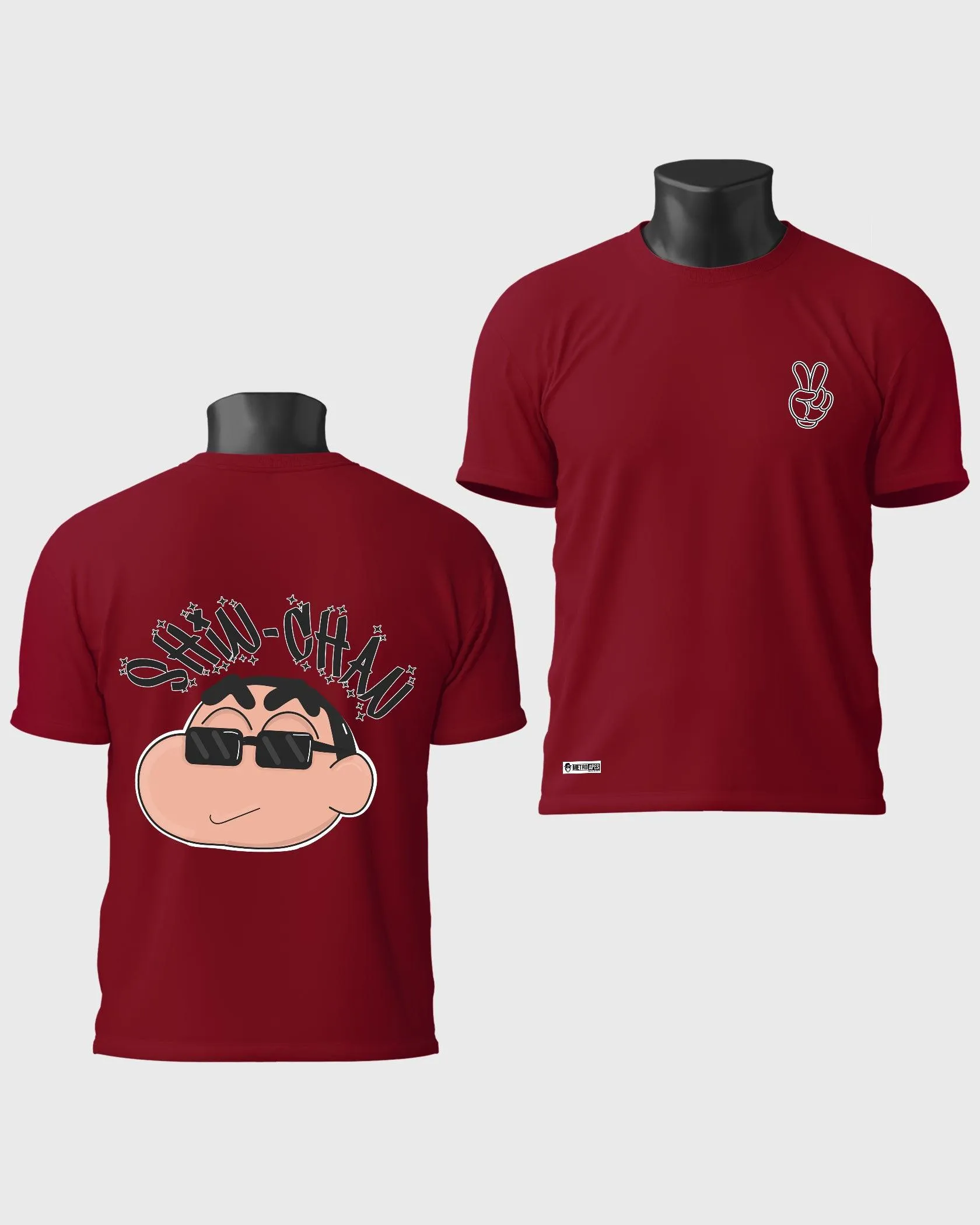 Mens Regular Tshirt Cartoon Shinchan