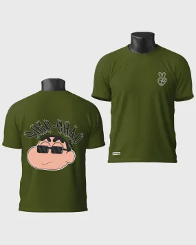 Mens Regular Tshirt Cartoon Shinchan
