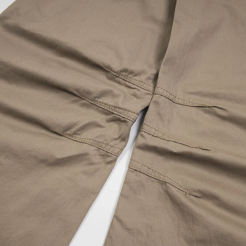 Men's Solid Color Straight Pleated Overalls