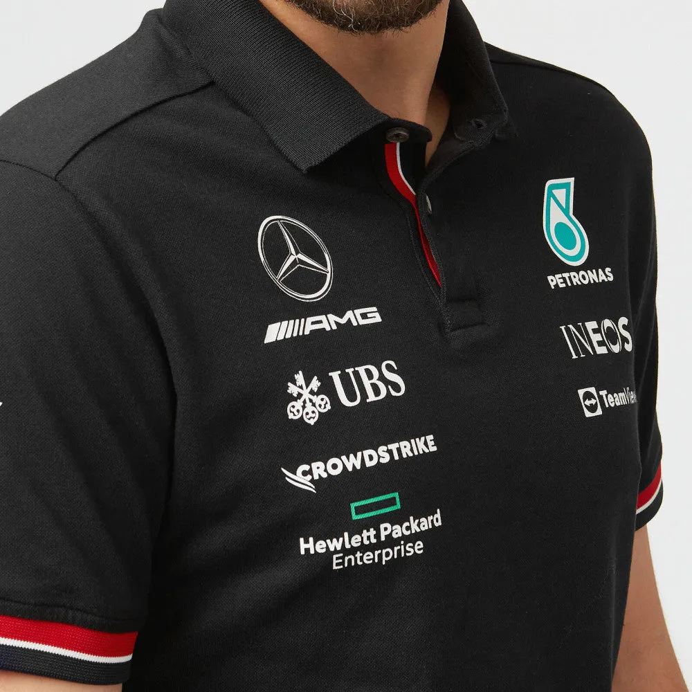 Mercedes Polo, Team, Black, 2022